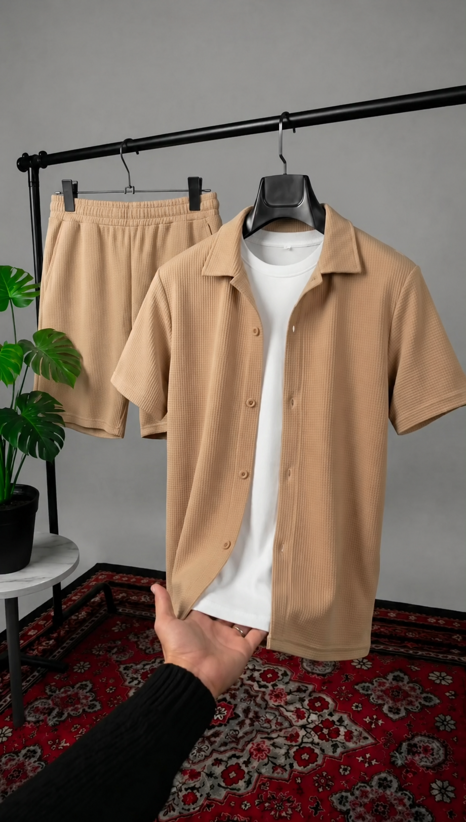 Buy1 Get1 Free Men's Summer Co-ord Set 3pcs