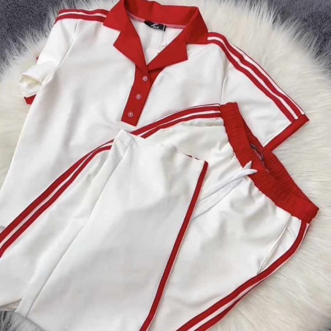 Buy1 Get1 Free  2-Pcs Summer Dry-Fit Tracksuit Women
