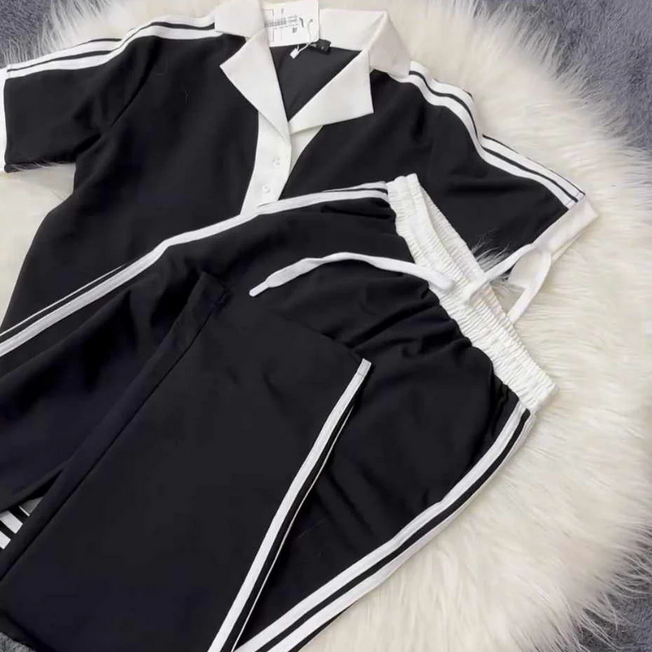 Buy1 Get1 Free  2-Pcs Summer Dry-Fit Tracksuit Women