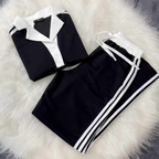 Buy1 Get1 Free  2-Pcs Summer Dry-Fit Tracksuit Women