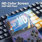 R36S Pocket Handheld Console with Eye Protection HD IPS Screen, 20,000+ Games