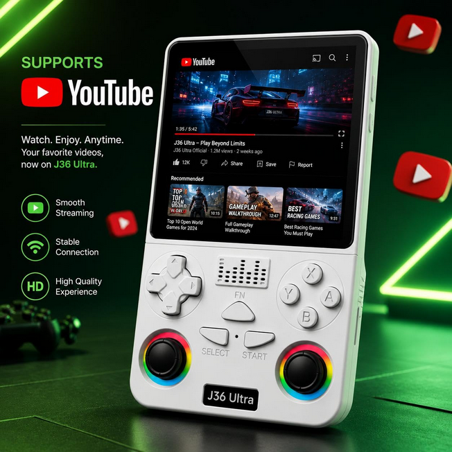 J36 Ultra Handheld Gaming Console