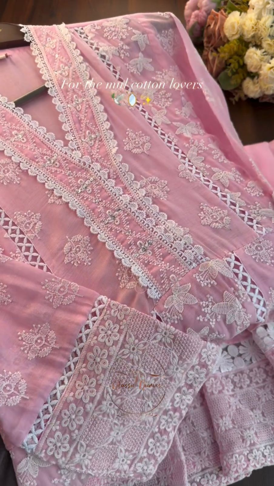 Premium Mul Cotton Embroidered 3PCs Suit