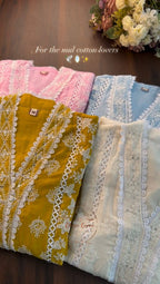 Premium Mul Cotton Embroidered 3PCs Suit