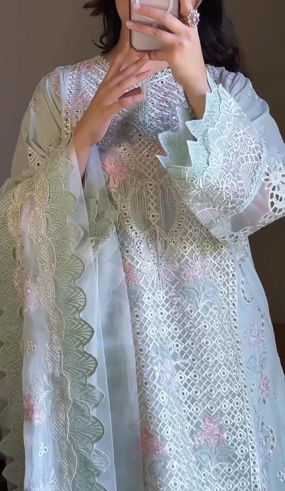 Embroidered 3 Piece Suit  Summer Collection
