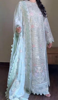 Embroidered 3 Piece Suit  Summer Collection