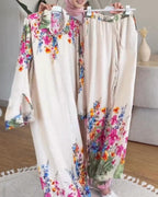 Trendy Floral Printed 2-Pcs Long Shirt With Plazo