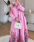 Trendy Floral Printed 2-Pcs Long Shirt With Plazo