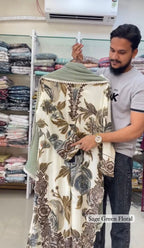 Premium Digital Floral Printed 3-Piece Lawn Suit