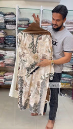 Premium Digital Floral Printed 3-Piece Lawn Suit
