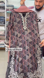 Premium Digital Floral Printed 3-Piece Lawn Suit