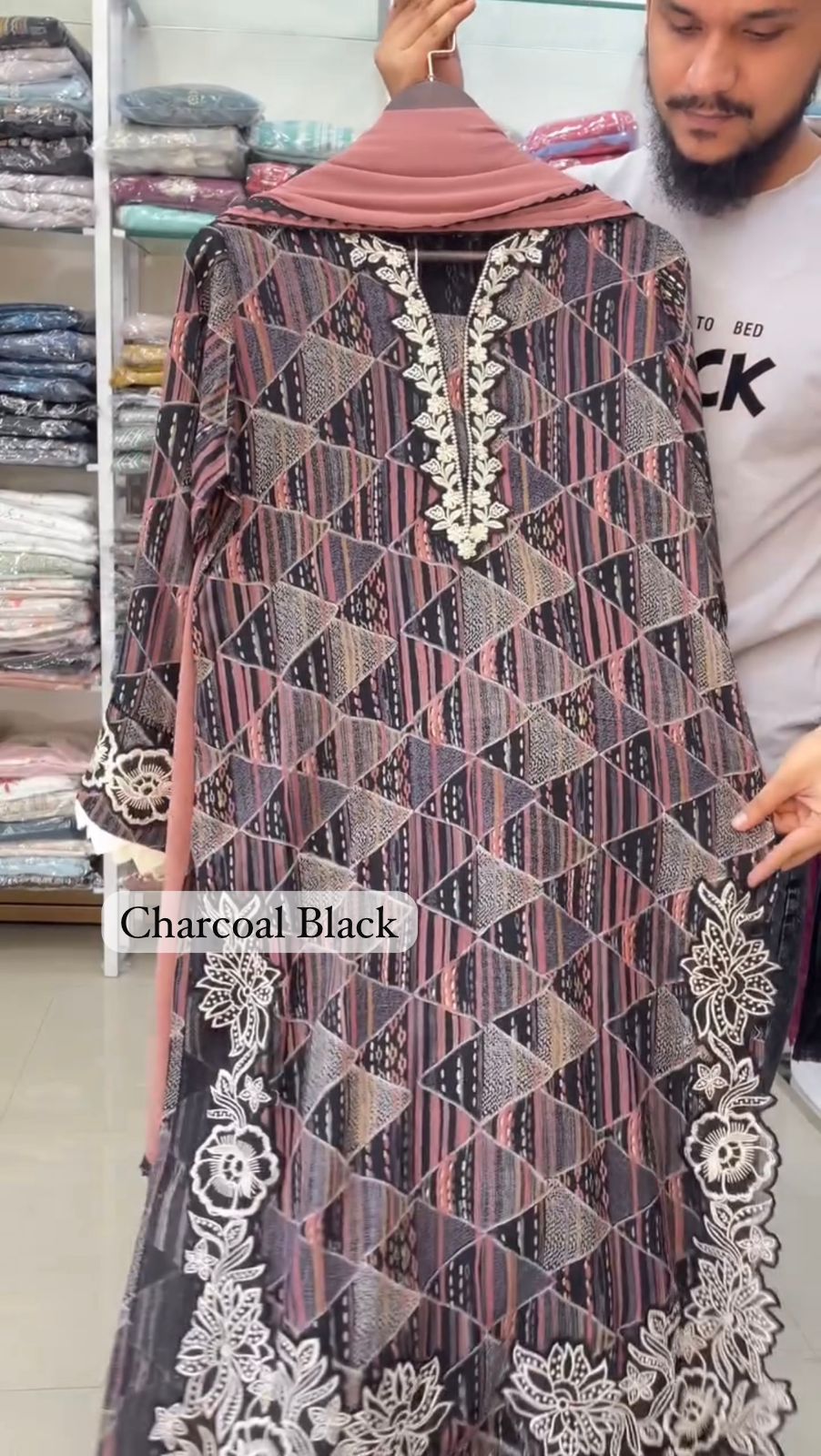 Premium Digital Floral Printed 3-Piece Lawn Suit