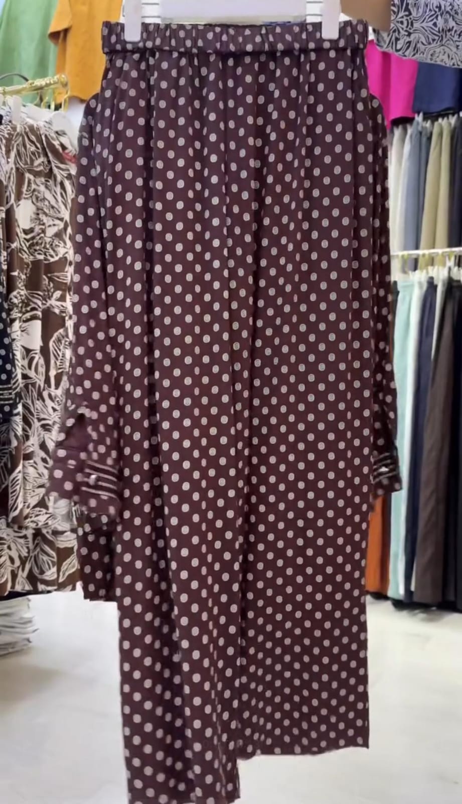 Trendy Polka Dot 2-Pcs Co-ord Set