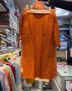 Women's  Chikankari 3 Piece Summer Suit