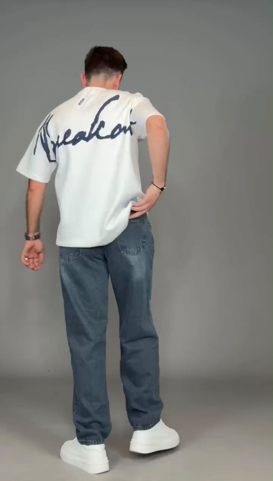 Buy Any 2 Men's Oversized Graphic T-Shirt with Denim Jeans