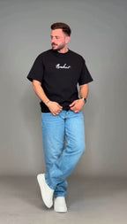 Buy Any 2 Men's Oversized Graphic T-Shirt with Denim Jeans