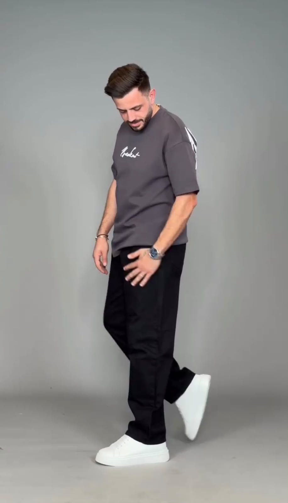 Buy Any 2 Men's Oversized Graphic T-Shirt with Denim Jeans