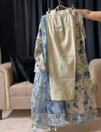 Women's 3-Piece Printed Suit Set with Matching Dupatta