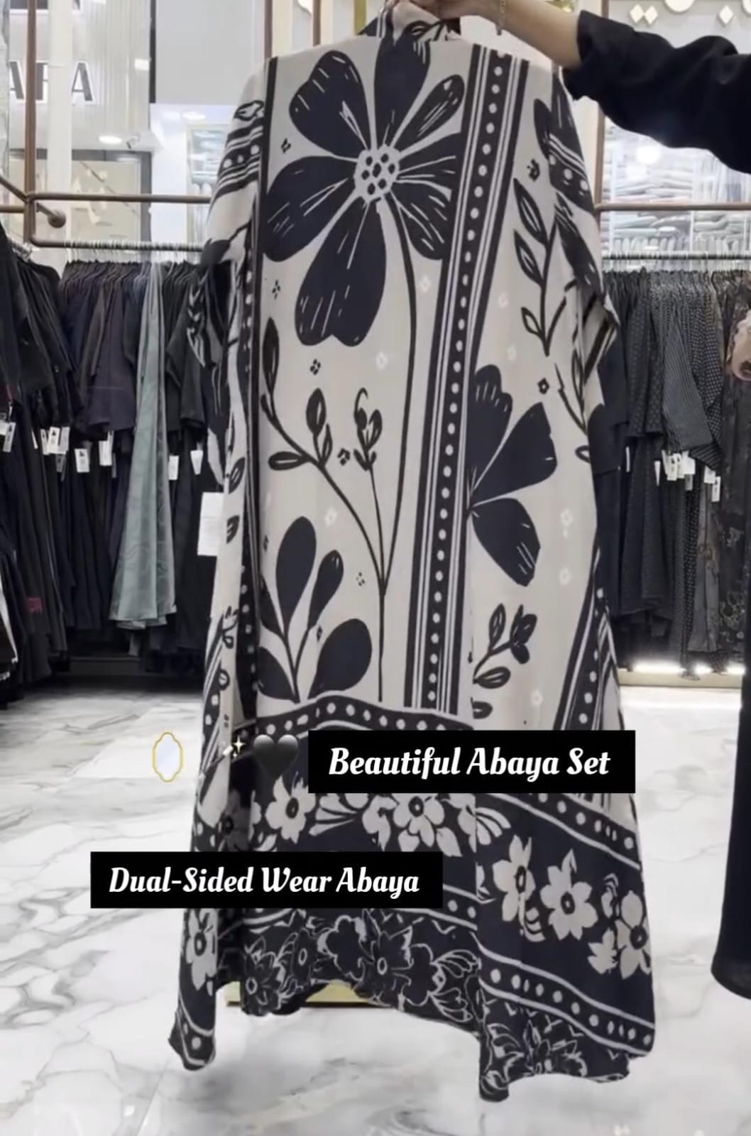 Premium Dual-Sided Reversible Abaya