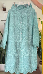 Chikankari Shirt with Plazo Buy 1 Get 1 FREE