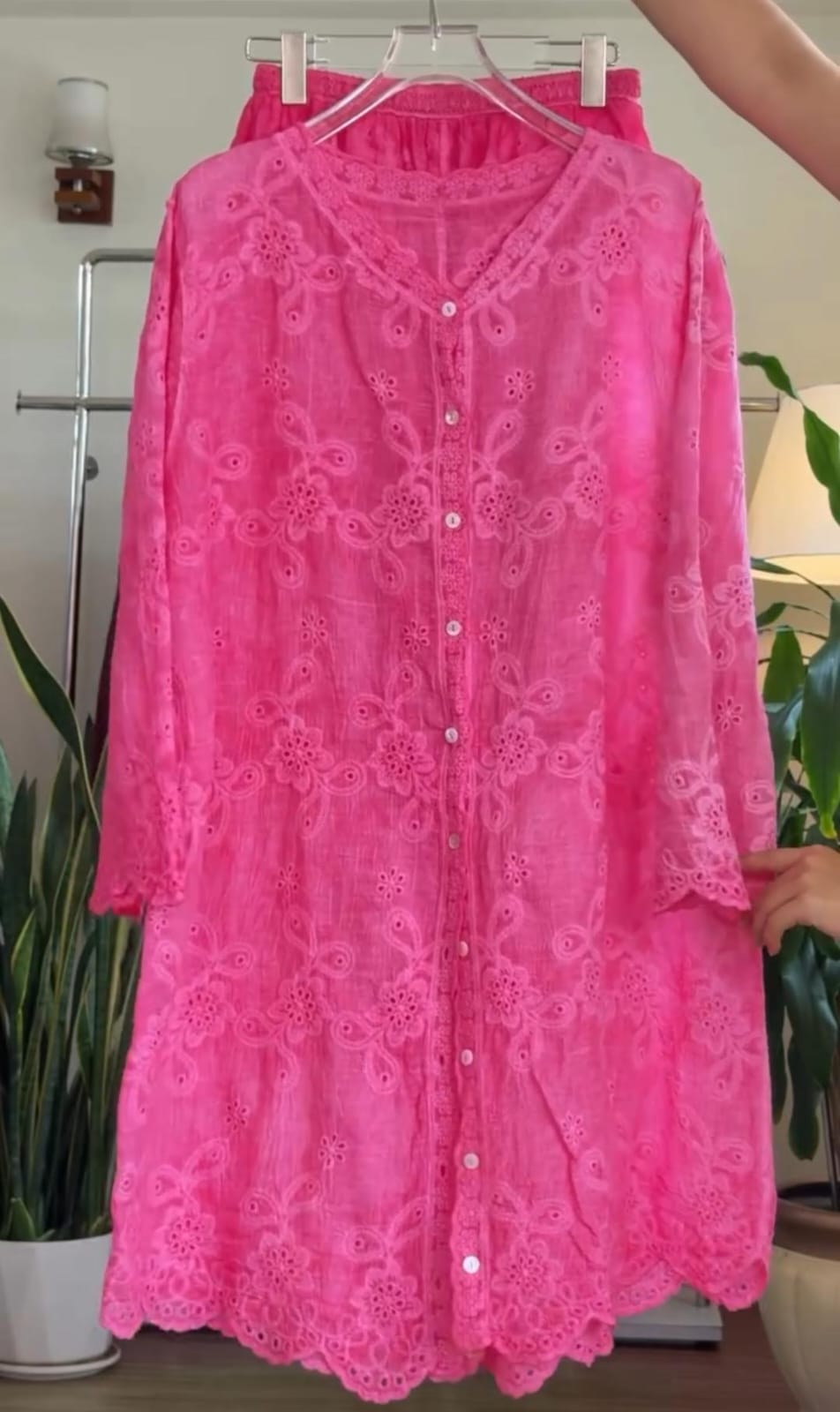 Chikankari Shirt with Plazo Buy 1 Get 1 FREE
