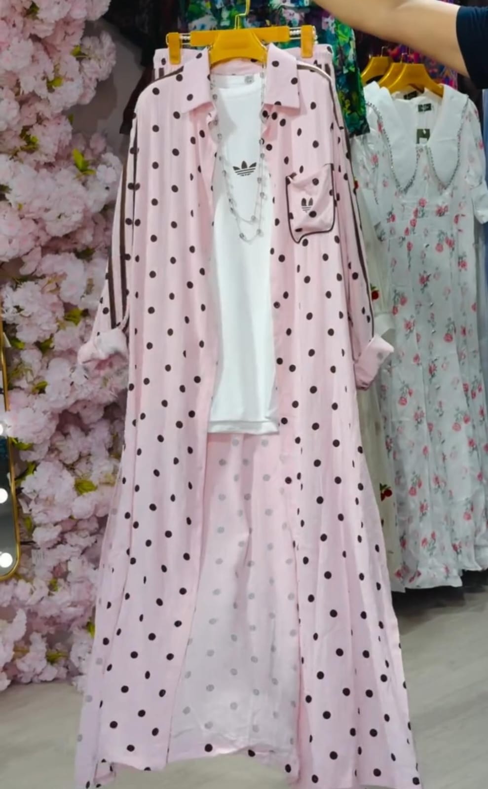Long Shirt Inner With Plazo For Women