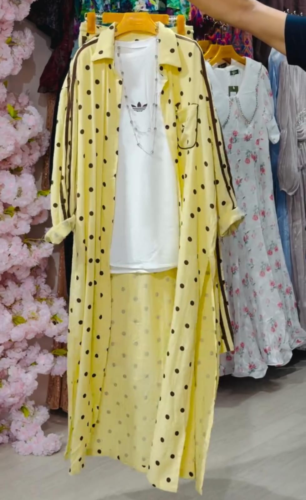 Long Shirt Inner With Plazo For Women