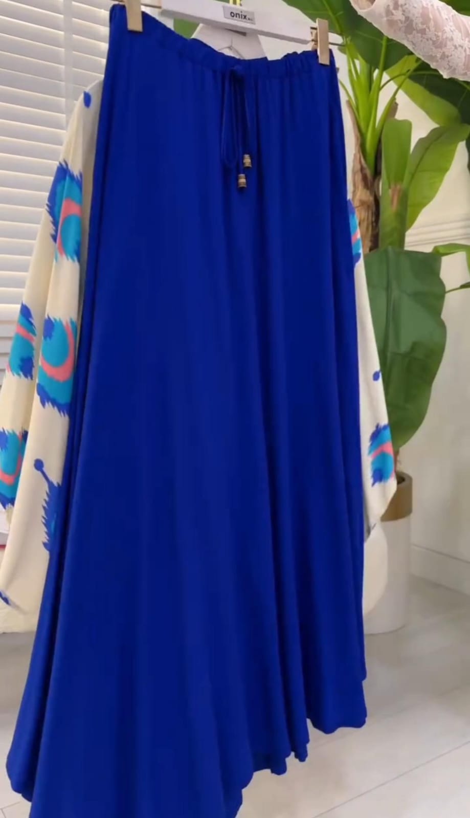 Long Shirt with Skirt Set for Women