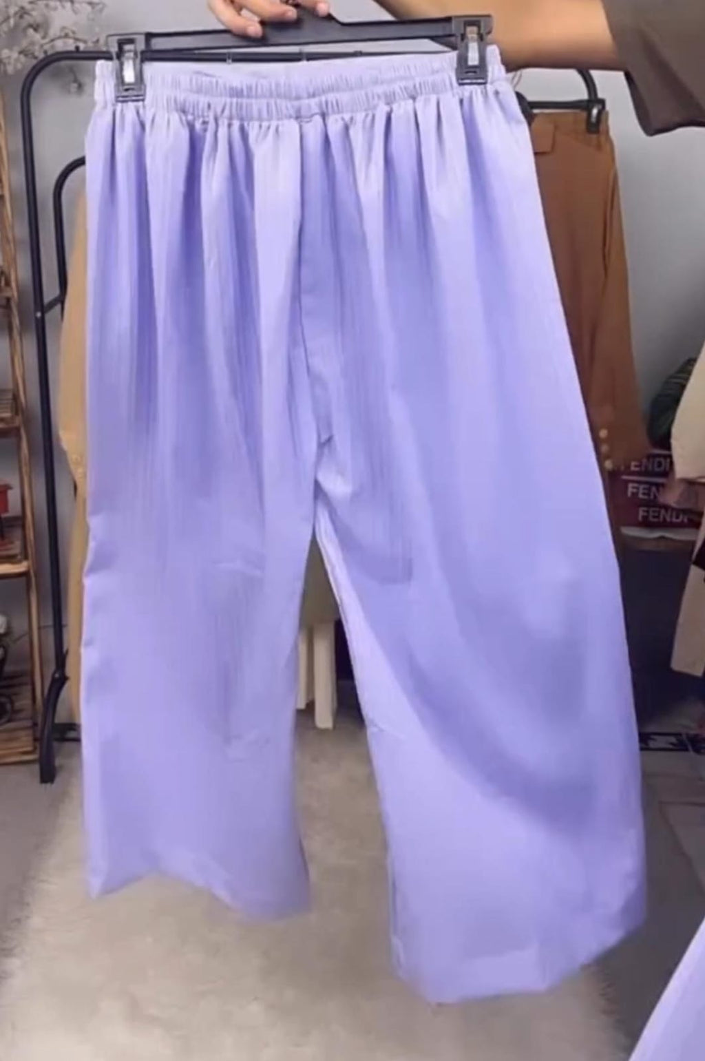 Women's Long Shirt Wide Leg Trouser Co-Ord Set