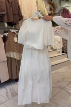 Chikankari Shirt & Skirt Set For Women