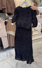 Chikankari Shirt & Skirt Set For Women