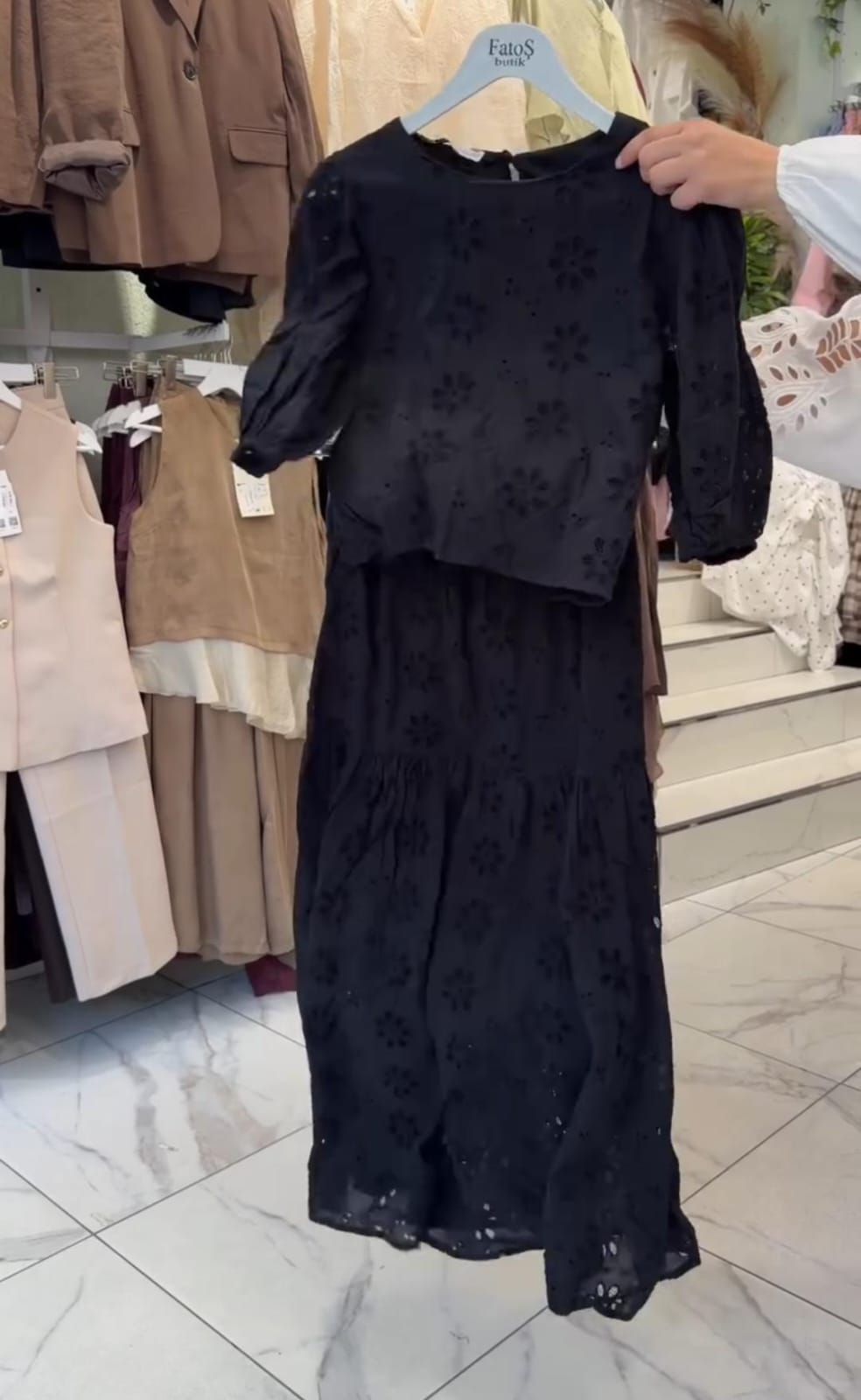 Chikankari Shirt & Skirt Set For Women