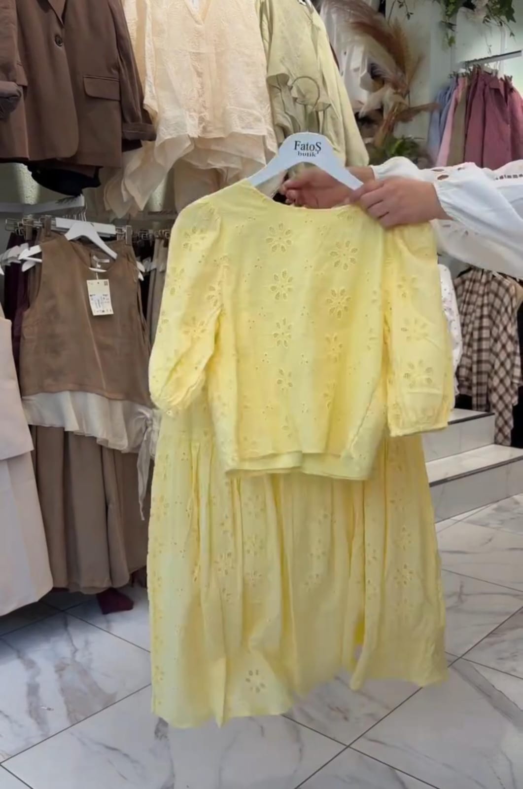 Chikankari Shirt & Skirt Set For Women