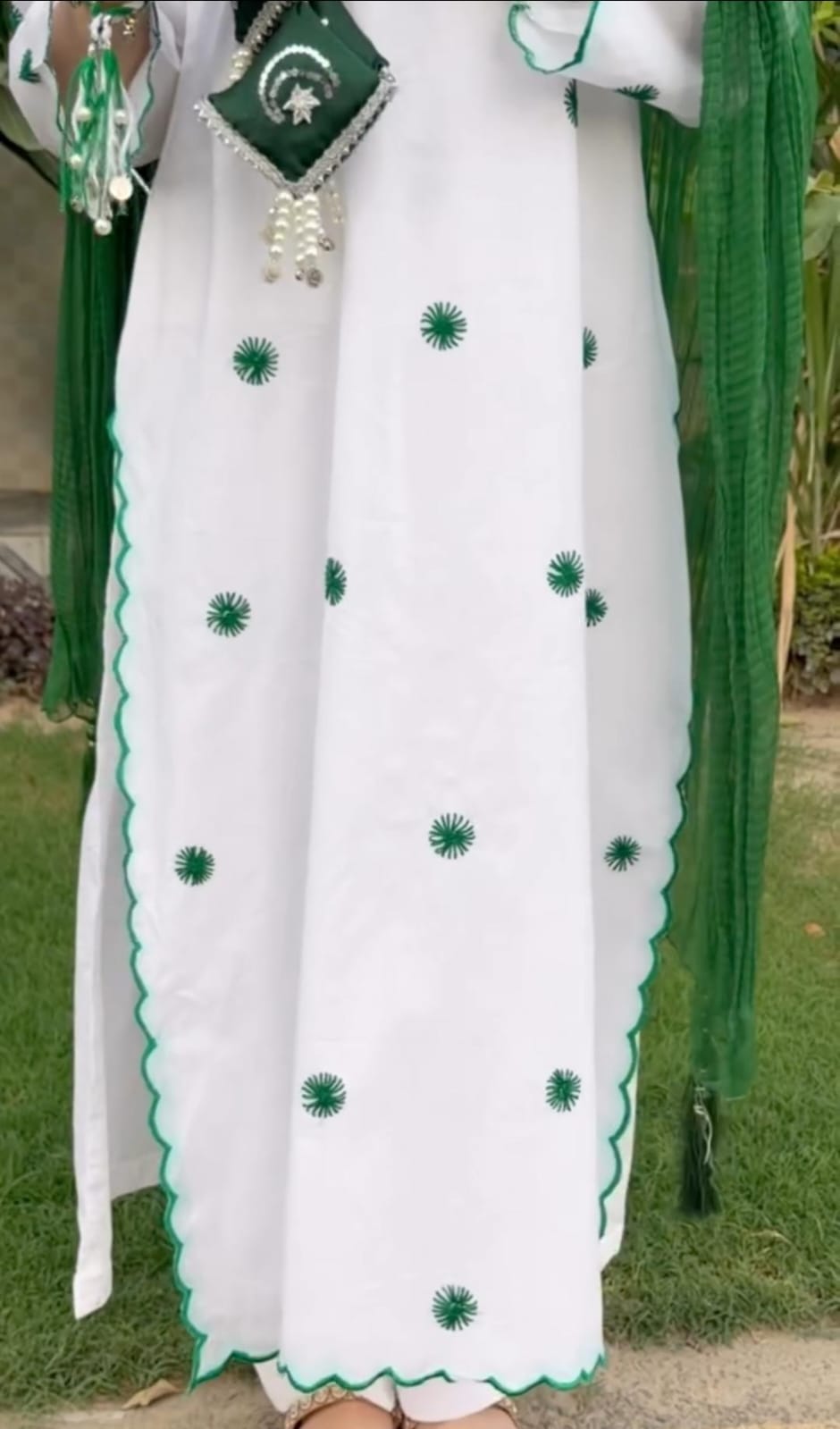 AZADI SPECIAL DEAL 3 PIECE EMBROIDERED SUIT