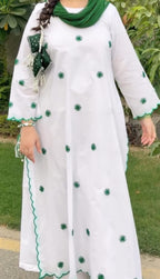 AZADI SPECIAL DEAL 3 PIECE EMBROIDERED SUIT