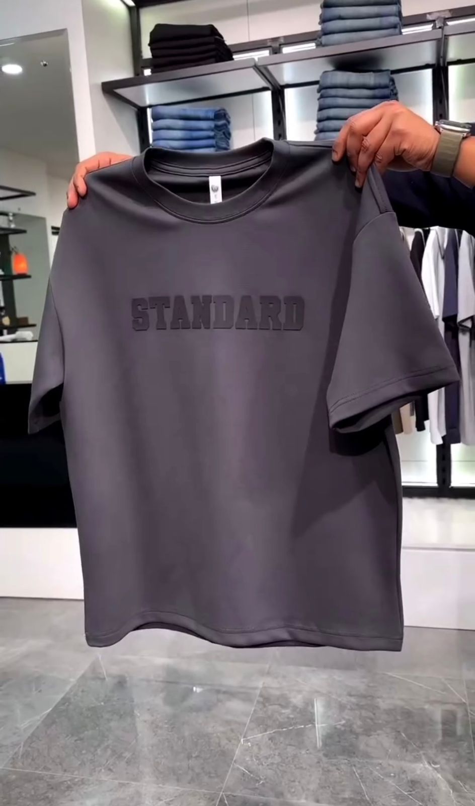 Pack of 5 Standard Drop-Shoulder T-shirt